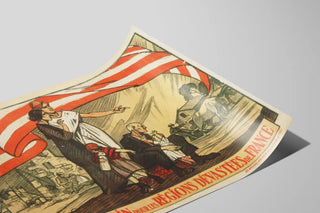 Vintage Poster of the American Committee for the Devastated Regions of France — artwork view