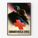 Vintage Wall Poster of Medical Service Commando