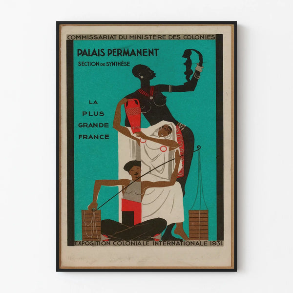 Vintage Poster of the 1931 International Colonial Exposition - Wall Decoration