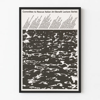 Italian Art Benefit Event Poster