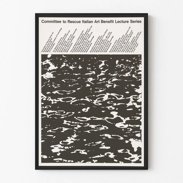 Italian Art Benefit Event Poster