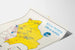 Bolivia Map Poster 1964 - Alliance for Progress Program
