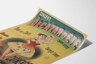 Vintage concert poster Alcazar Summer Champs Élysées Carmencita