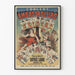 Vintage poster for concert at the Ambassadeurs with playing card illustrations