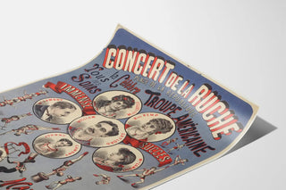 Vintage Poster of the Concert at La Ruche - American Troupe, Place de la République