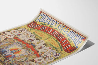 Vintage Poster of the Hive Concert at Château d'Eau Square