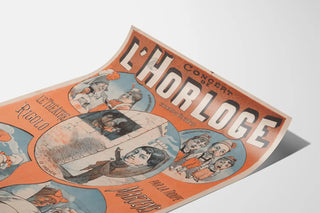 Vintage Poster of the Concert at the Clock by the Martens Troupe