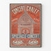 Vintage poster for Chalet concert on Boulevard Saint Michel