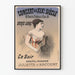 Poster from the 19th century - Debuts of Madame Juliette d'Arcourt