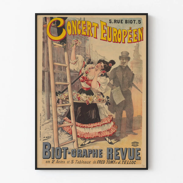 European Vintage Concert Poster Biot-Graphie Review