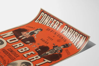 Vintage poster of the show Le Petit Norbert Parisien