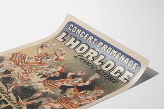 Vintage Poster of the Concert-Stroll at the Clock - Lawrence Troupe