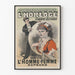 Vintage Poster of the Concert-Stroll at the Clock on the Champs-Élysées
