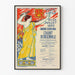 Vintage Poster for the International Choir Competition - City of Liège 1895