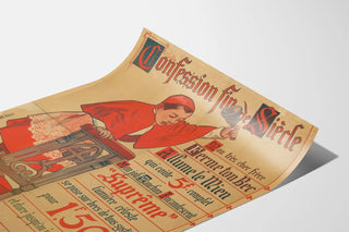 Vintage poster « End of Century Confession » Supreme Light