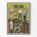 Retro Chinese Family and Rebellion Decorative Poster