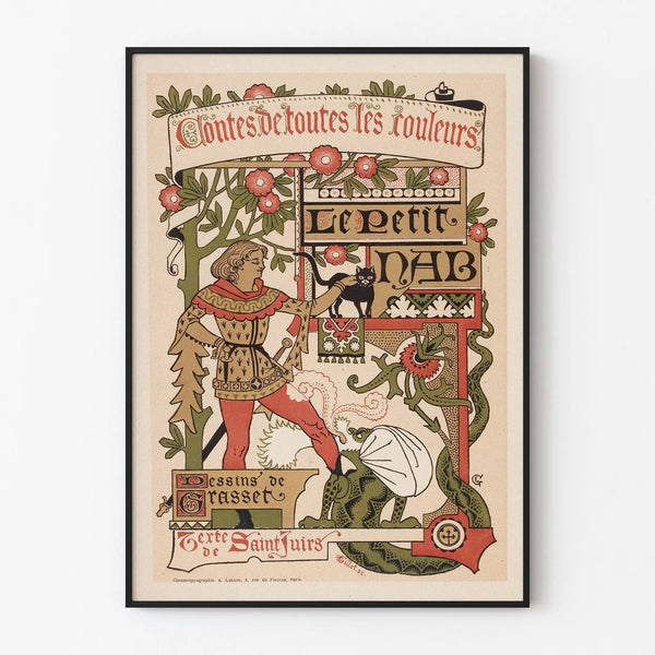 Vintage Poster Le Petit Nab Tales in All Colors