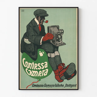 Vintage Poster Contessa Camera Werke Stuttgart