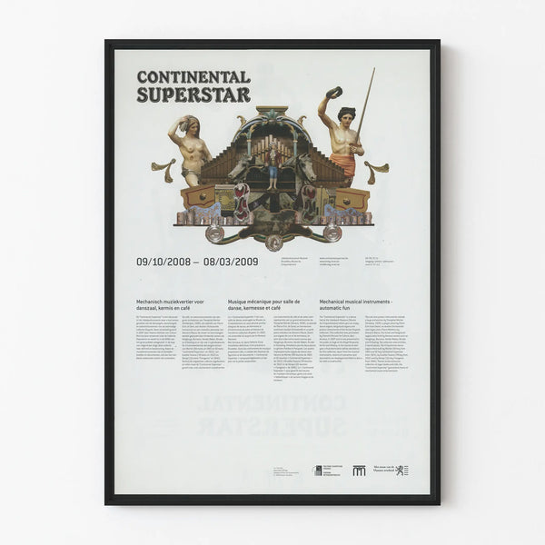 Mechanical Art and Music Poster Continental Superstar