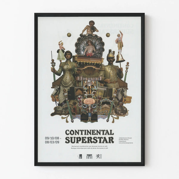 Vintage Continental Superstar Decorative Poster
