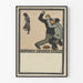 Poster Conversation between Rivals - Vintage illustration with a distinctive graphic style