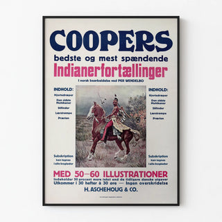 Vintage Poster Coopers Illustrated Indian Stories