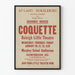 Vintage Poster Coquette Theater Raleigh Little Theatre