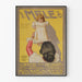 Vintage baby clothing poster for baptism