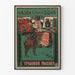 Vintage Poster of Cossack Soldier and Allegiance to Russia of Labor