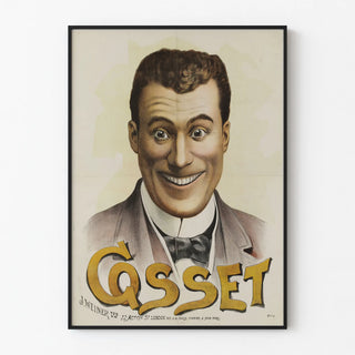 Expressive Vintage Portrait Poster Cosset