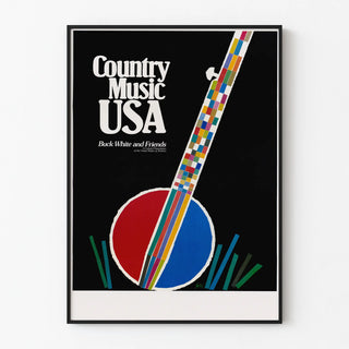 Country Music Poster USA - Buck White and Friends