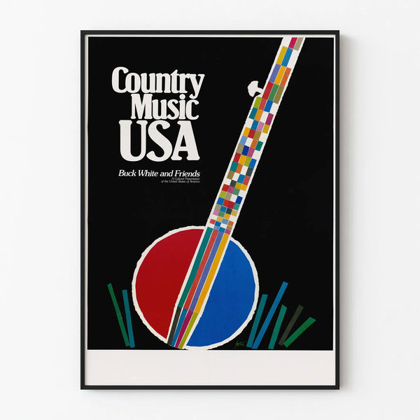 Country Music Poster USA - Buck White and Friends