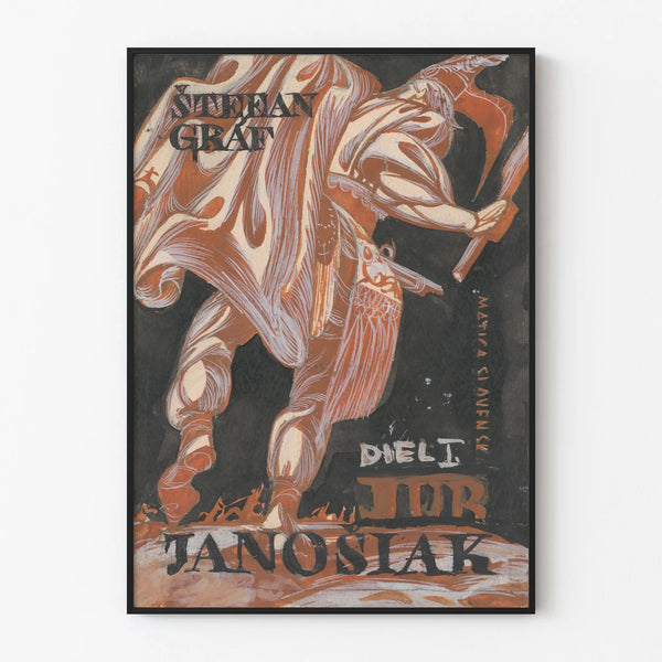 Vintage artistic poster 'Jur Janosiak' by Stefan Graf