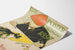 Vintage calendar poster 1897 with artist and cat