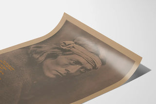 Zuni Governor Portrait Poster with Mother Earth Poem