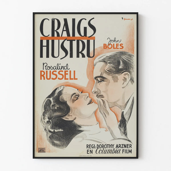 Vintage Craig's Wife Poster Retro Wall Decoration