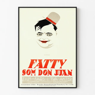 Vintage poster Fatty and Don Juan