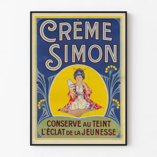 Vintage poster Crème Simon Youthful Glow