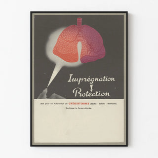 Vintage Poster for Pulmonary Protection Creosote Treatments