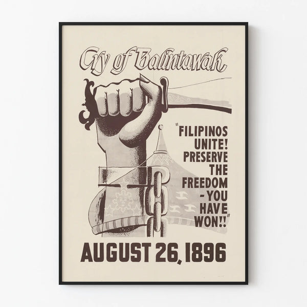 Historical Poster Cry of Balintawak – Patriotic Wall Decoration Poster