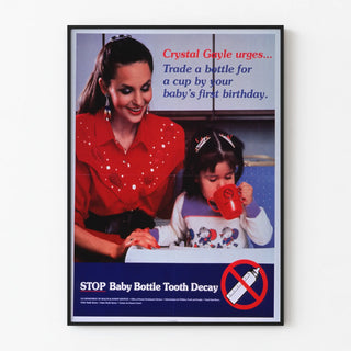 Awareness Poster Against Bottle-Related Tooth Decay