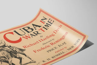 Decorative Poster Cuba in War Time by Frederic Remington — artwork view