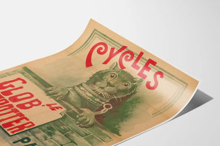 Vintage poster of Cycles Le Glob'Trotter Paris