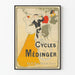 Vintage Advertising Poster for Médinger Bicycles
