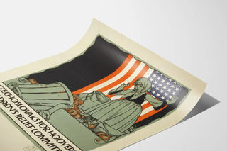 Vintage Poster for Czechoslovaks for Hoover's Children's Relief Committee