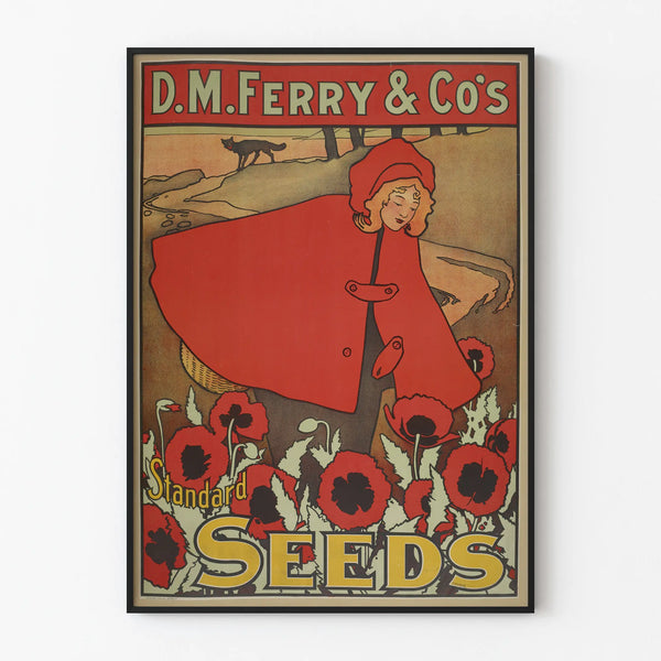 Retro Poster D.M. Ferry & Co's Standard Seeds