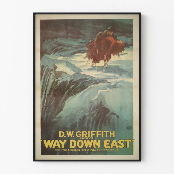 Vintage Poster 'Way Down East' by D.W. Griffith