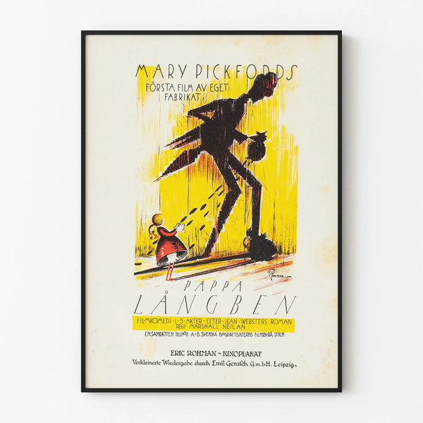 Vintage poster Daddy Long Legs - Mary Pickford