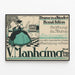 Vintage Poster Damen- & Kinder-Konfektion V. Manheimer — framed artwork on a wall