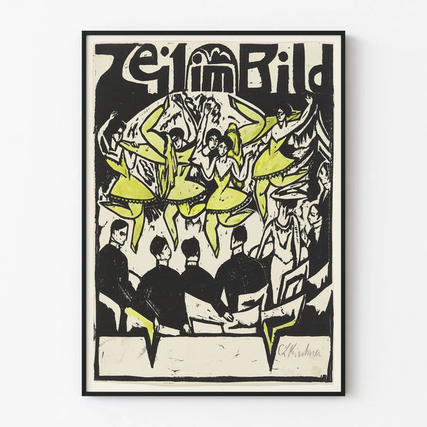 Artistic poster of dancers at the ice palace